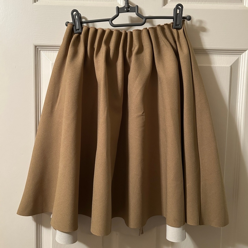 ZARA Flare Tan Skirt